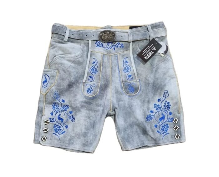 Herren trachten lederhosen Bavarian Lederhosen mit Gürtel Gr, 46-64
